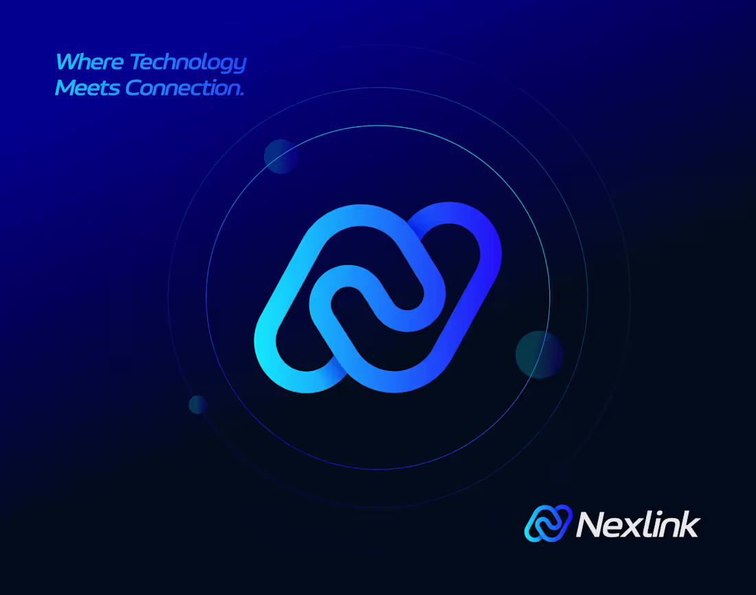 Cover image for Nexlink. Modern N lettermark Tech logo concept. Better view ...
