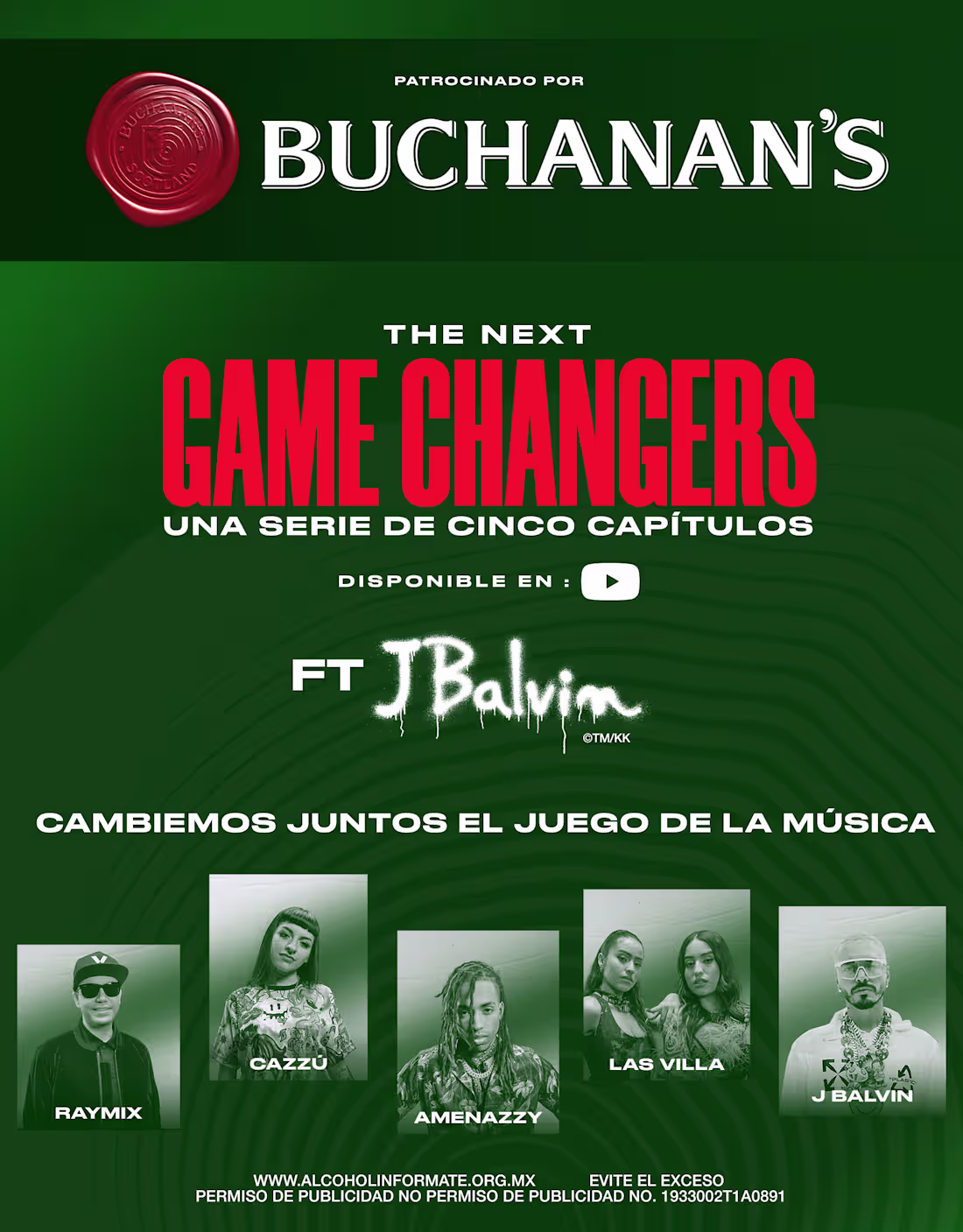 Cover image for Buchanan's #1 spirit in Mexico last mkt campaign & documentary