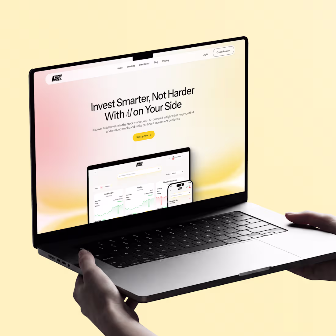 Cover image for AI SaaS Product Landing Page Design