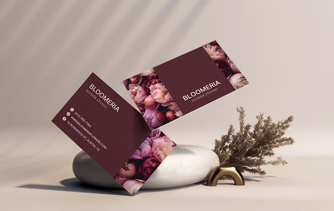 Cover image for Business card with the final file for printing