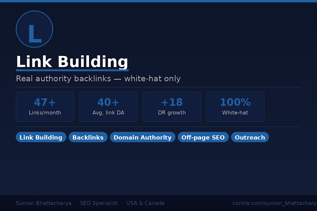 Cover image for White-Hat Link Building - Real Authority Backlinks for Local Bus