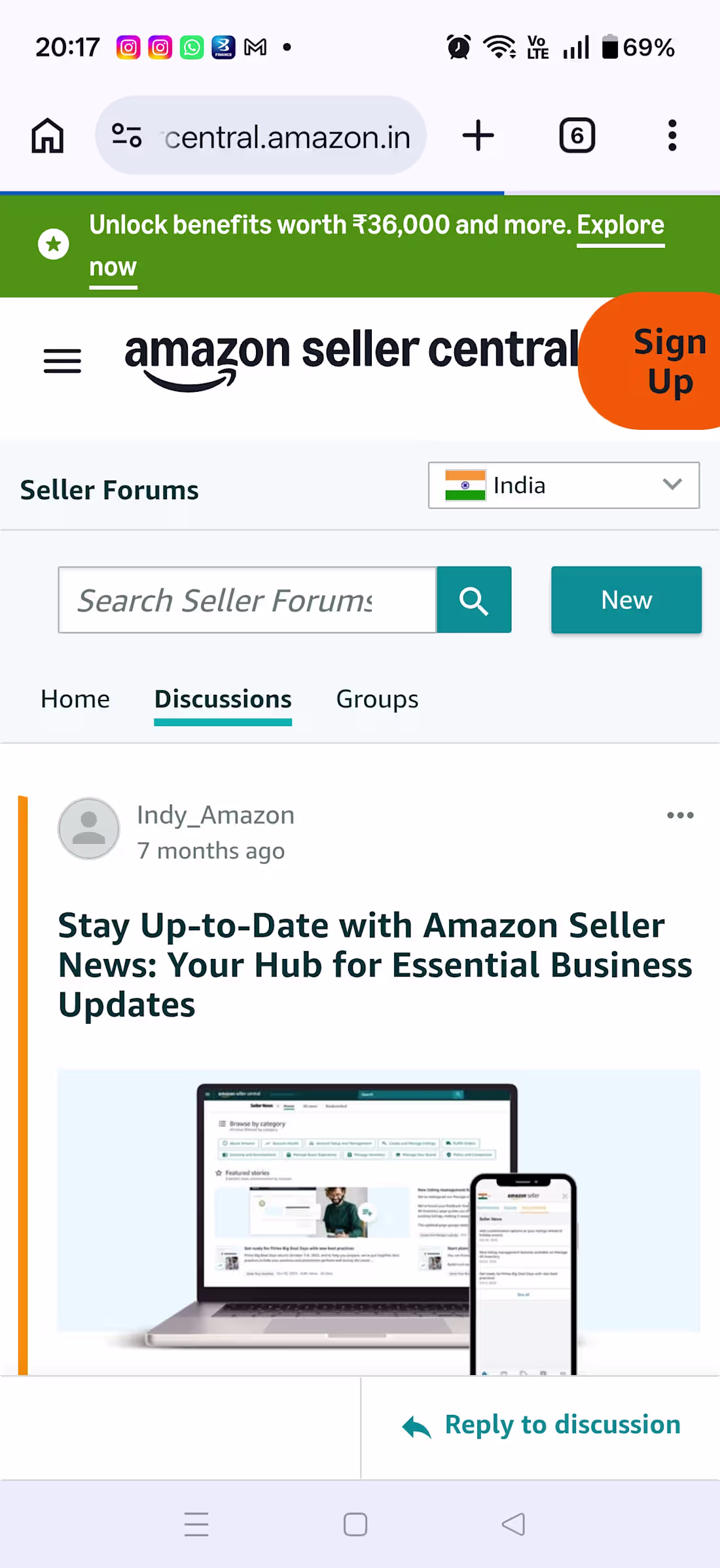 Cover image for Worked with the sellers to