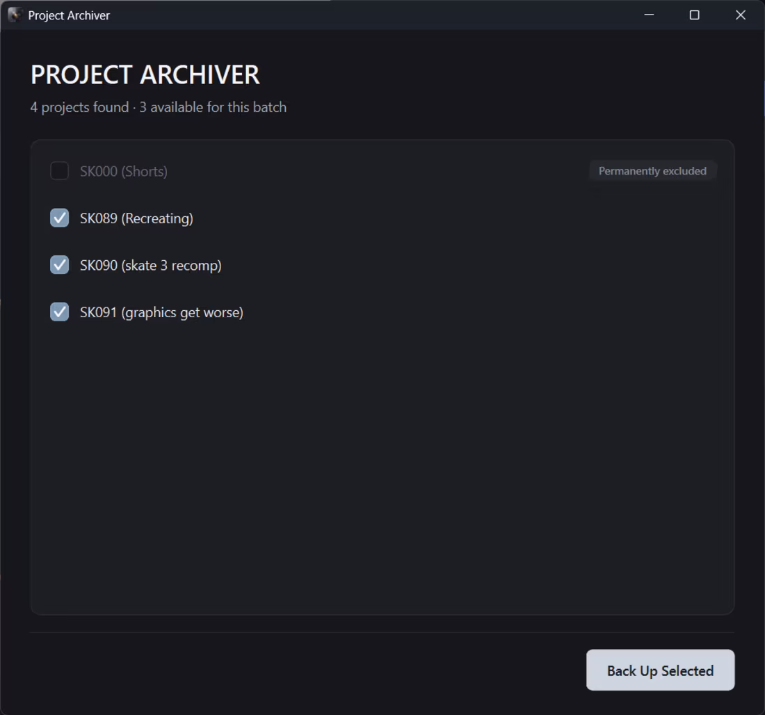 Cover image for Project Archiver
Built a desktop workflow