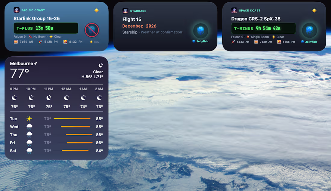 Cover image for Rocket Watch: live on the