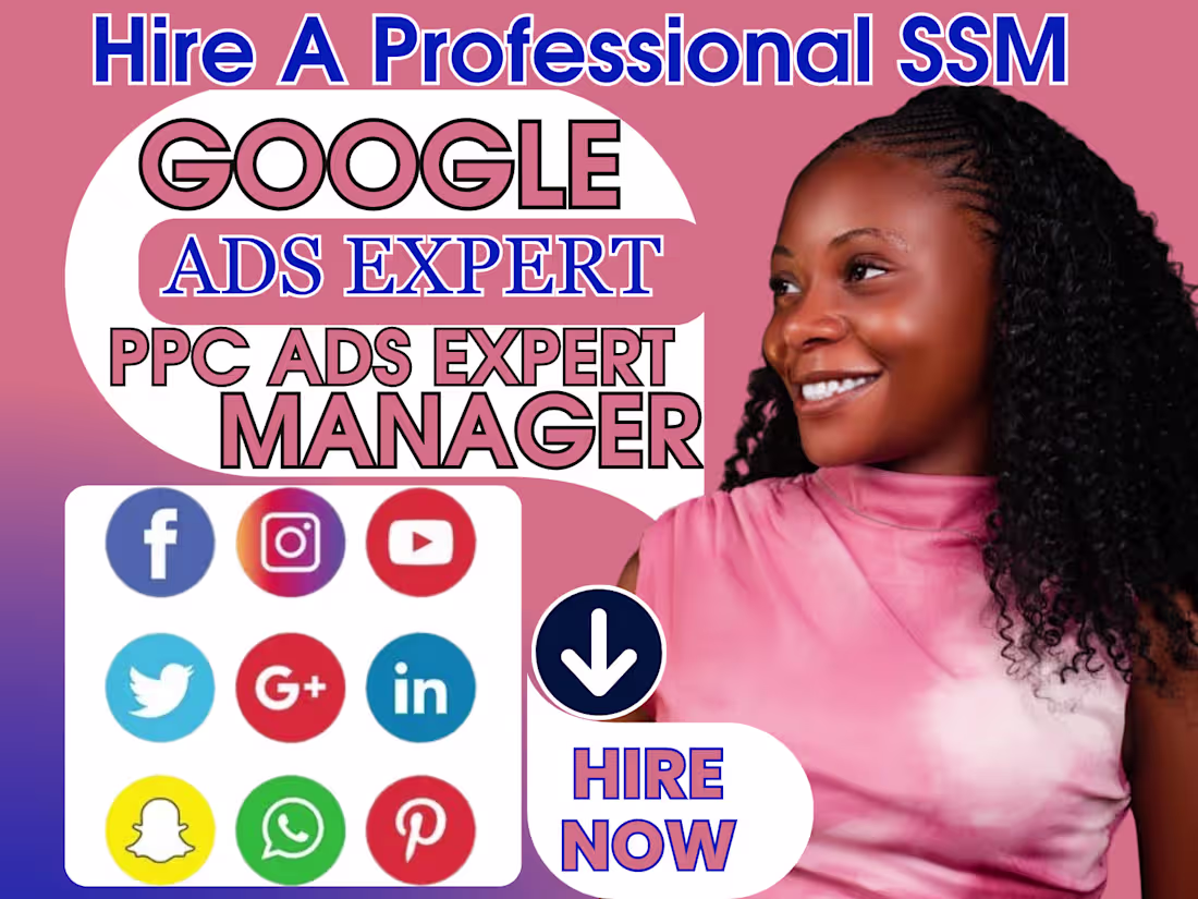 Cover image for Google and PPC Ads expert Manager