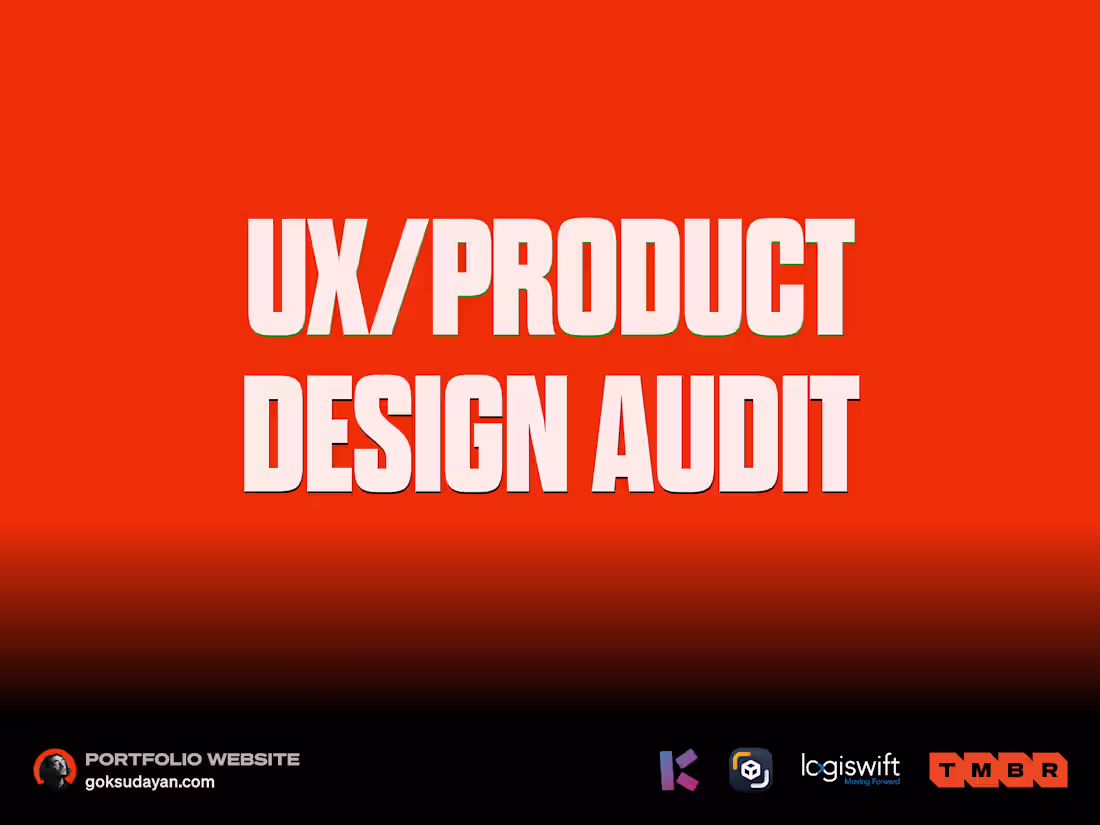 Cover image for Product and Website UI/UX/Product Audit
