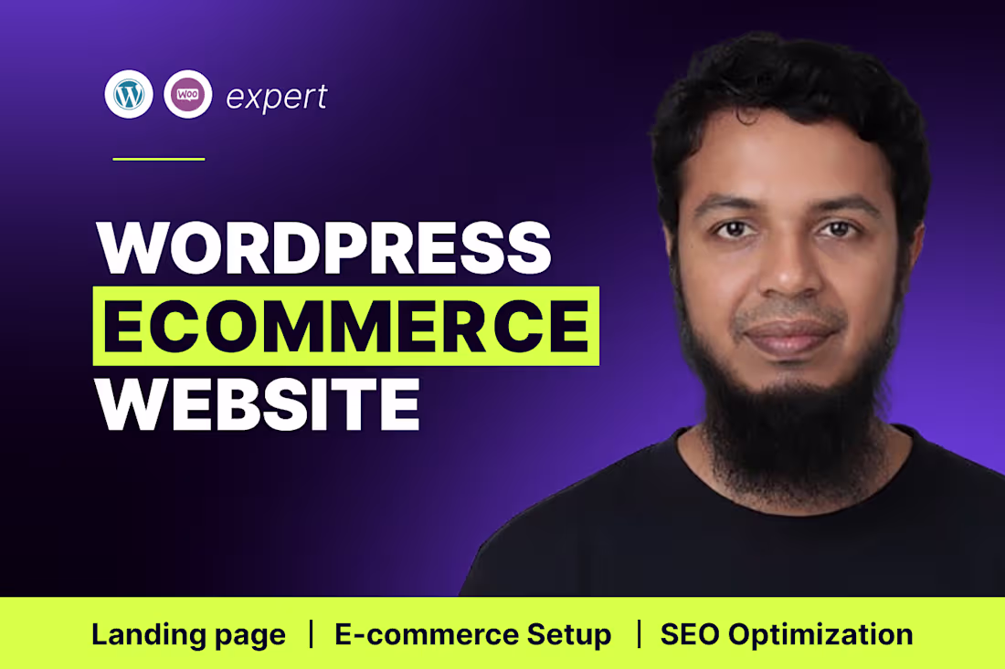 Cover image for WordPress Ecommerce Website Design & Development