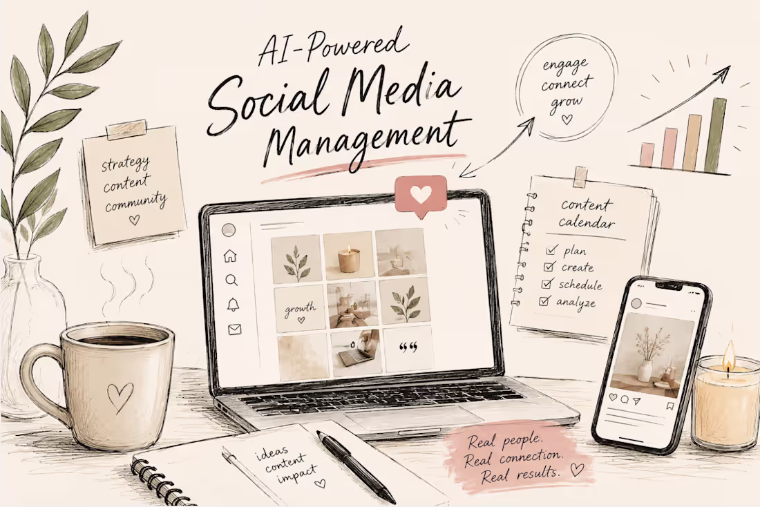 Cover image for AI-Powered Social Media Management