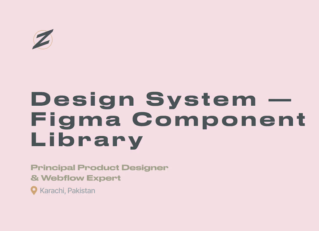 Cover image for Design System — Figma Component Library