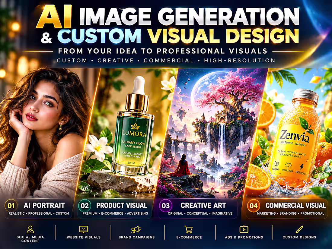 Cover image for AI Image Generation & Custom Visual Design