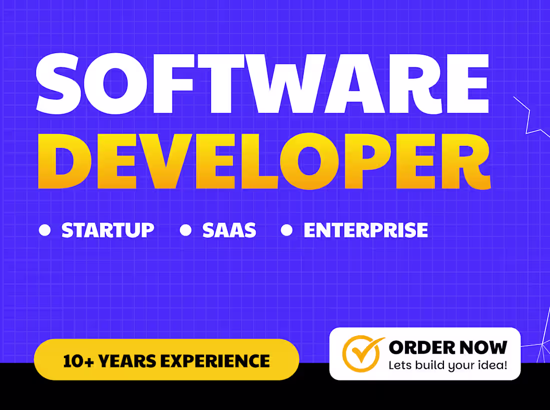 Cover image for Custom Web Applications, Saas and Business Software