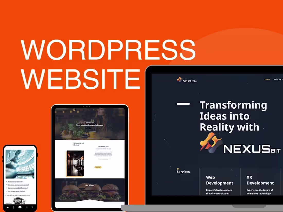 Cover image for Multipage WordPress website