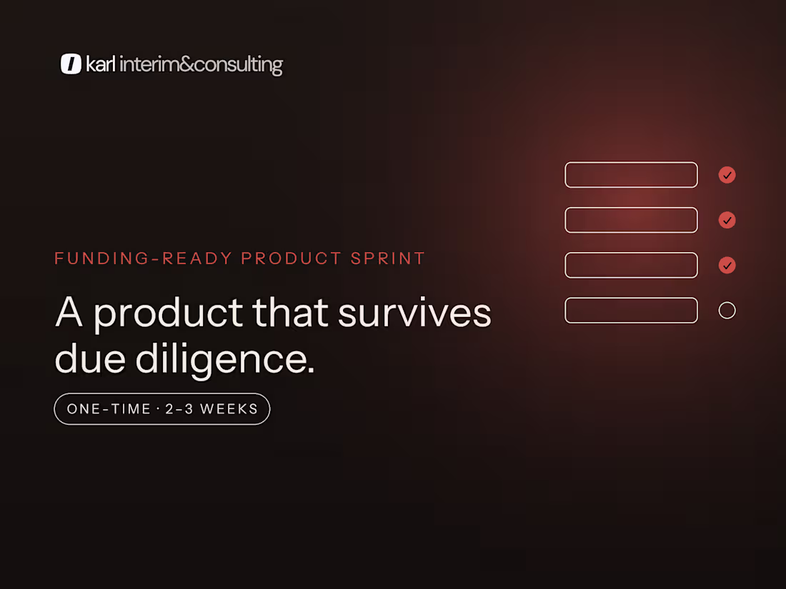 Cover image for Funding-Ready Product Sprint