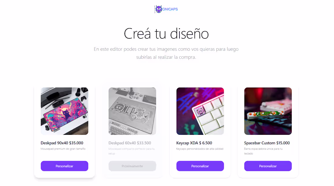 Cover image for online keycap and mousepad designs