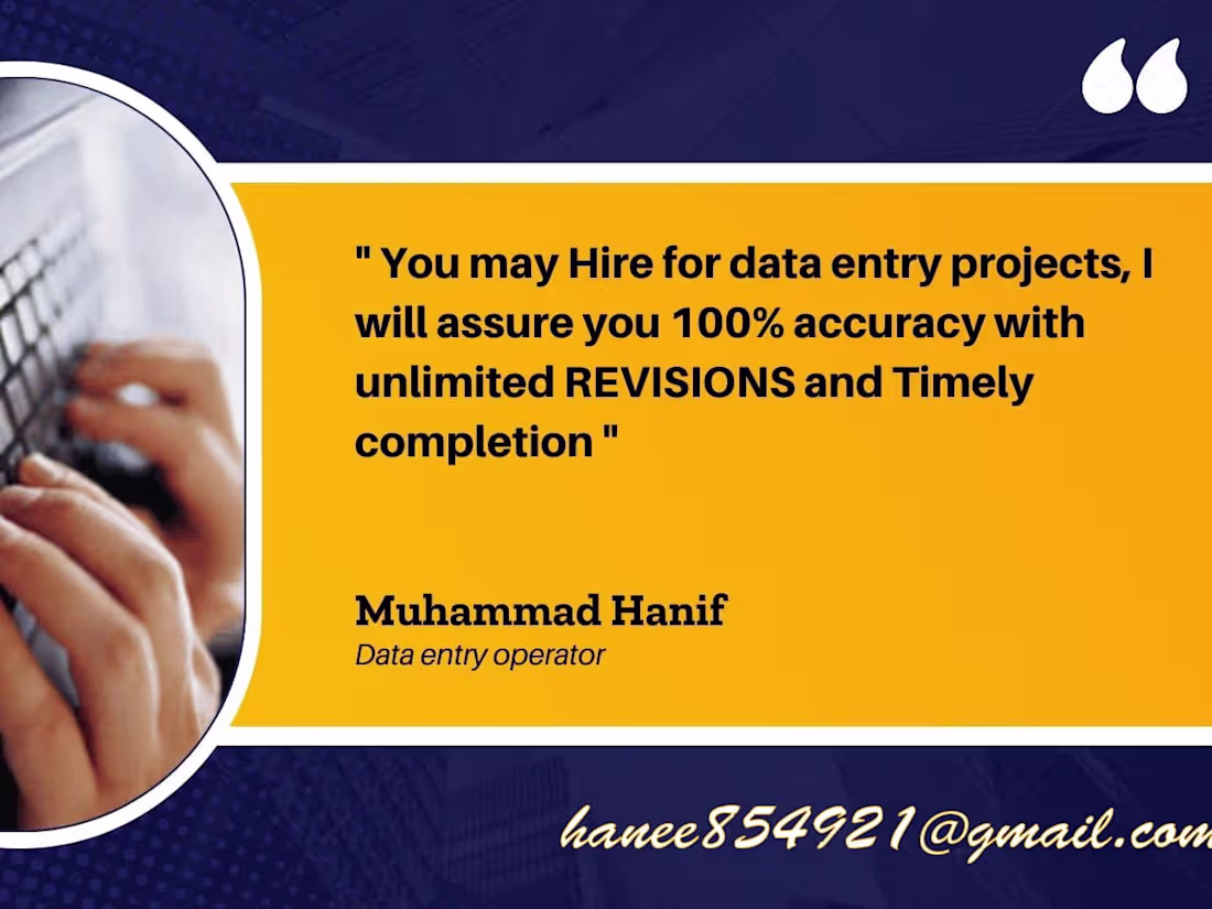 Cover image for Data Entry Services