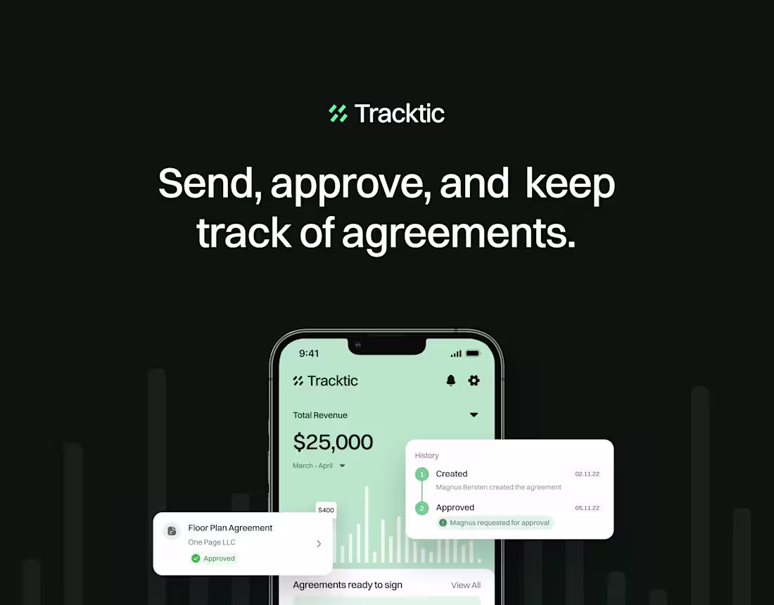 Cover image for Tracktic App Design