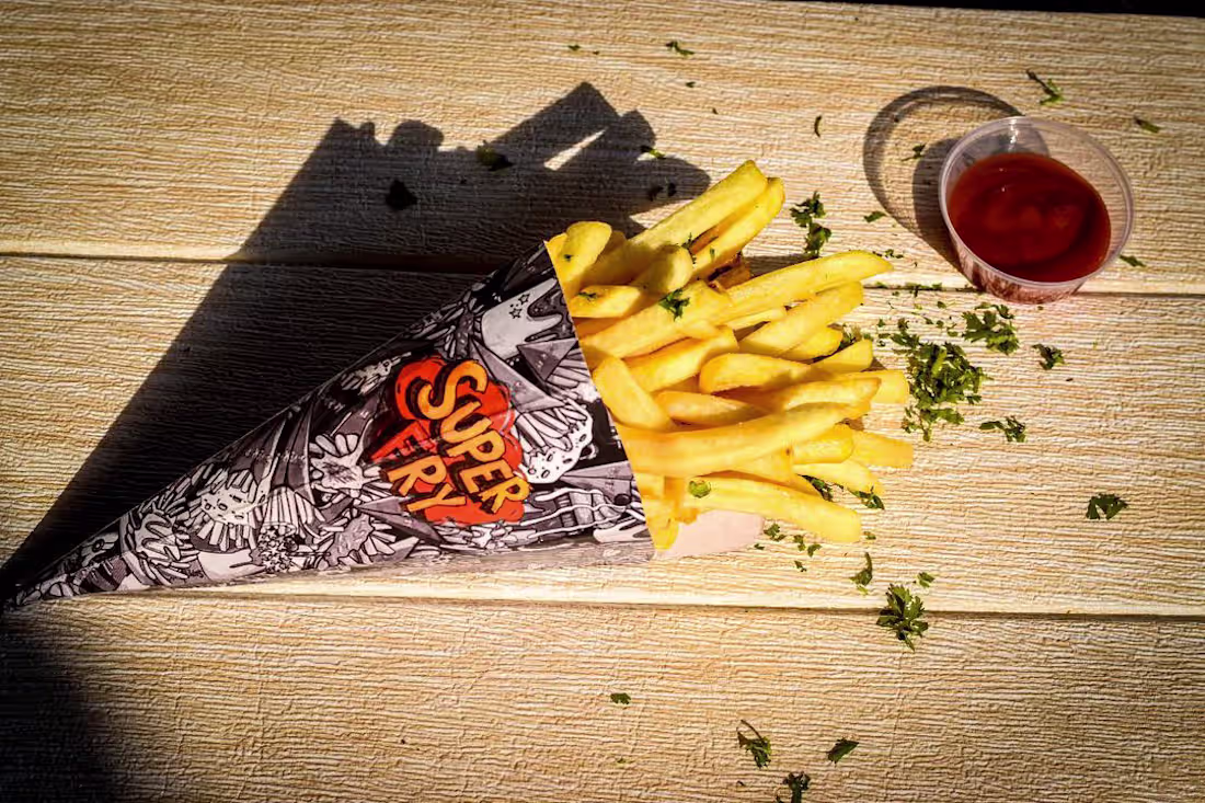 Cover image for SuperFry Doodle | Food Brand Identity