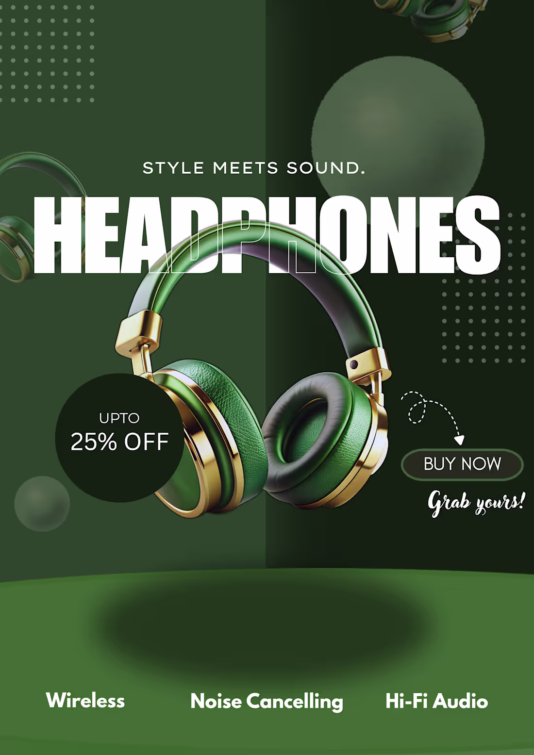 Cover image for Headphones flyer