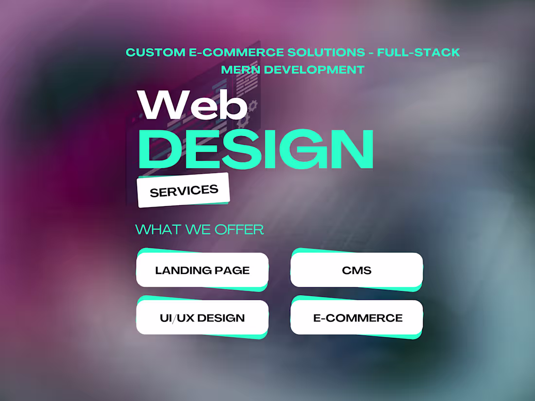 Cover image for Full-Stack E-Commerce Development | Frontend & Backend Solutions