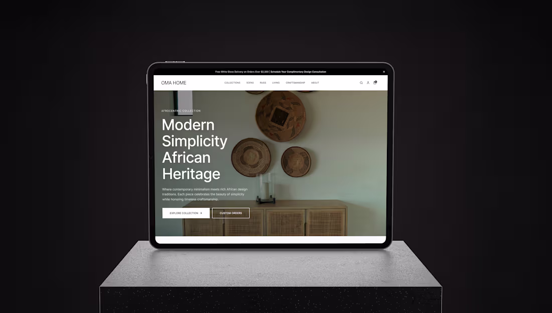 Cover image for Landing Page Design for Furniture Store