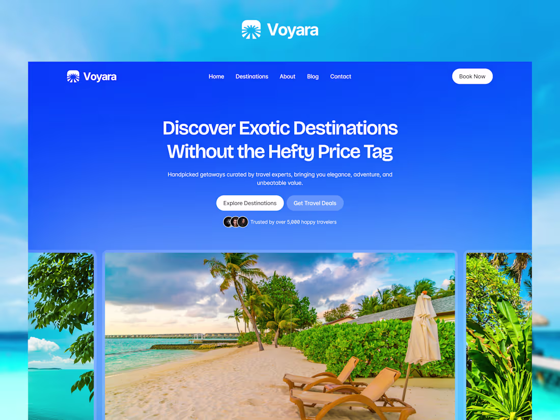 Cover image for Voyara - Framer Landing Page Design & Development