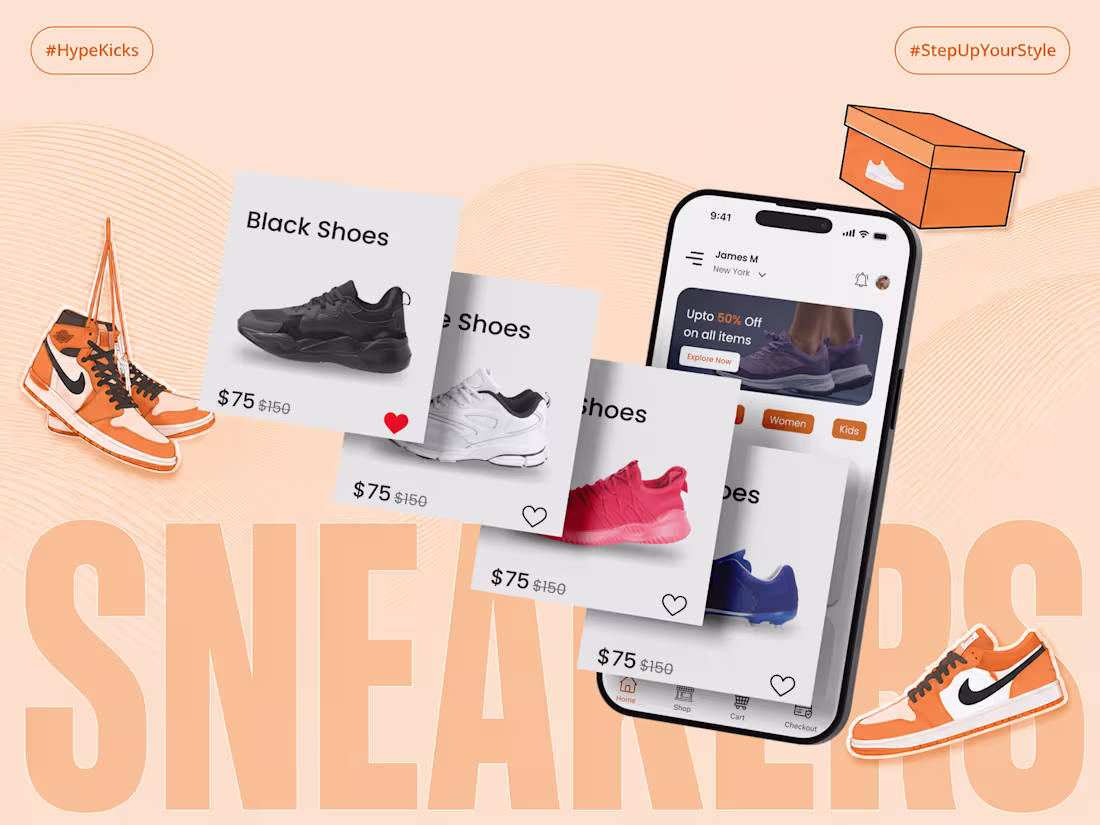 Cover image for 👟 HypeKicks - Sneaker E-Commerce