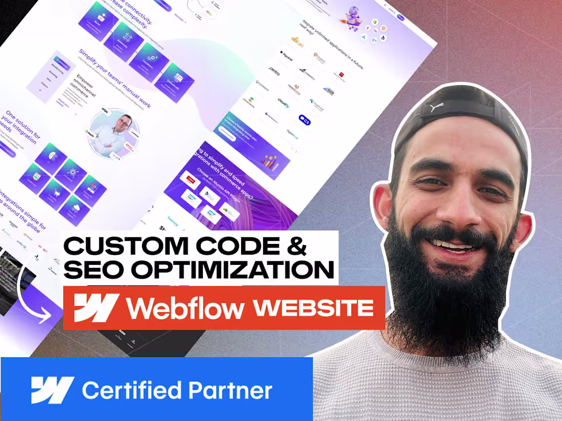 Cover image for I will optimize your Webflow website for SEO
