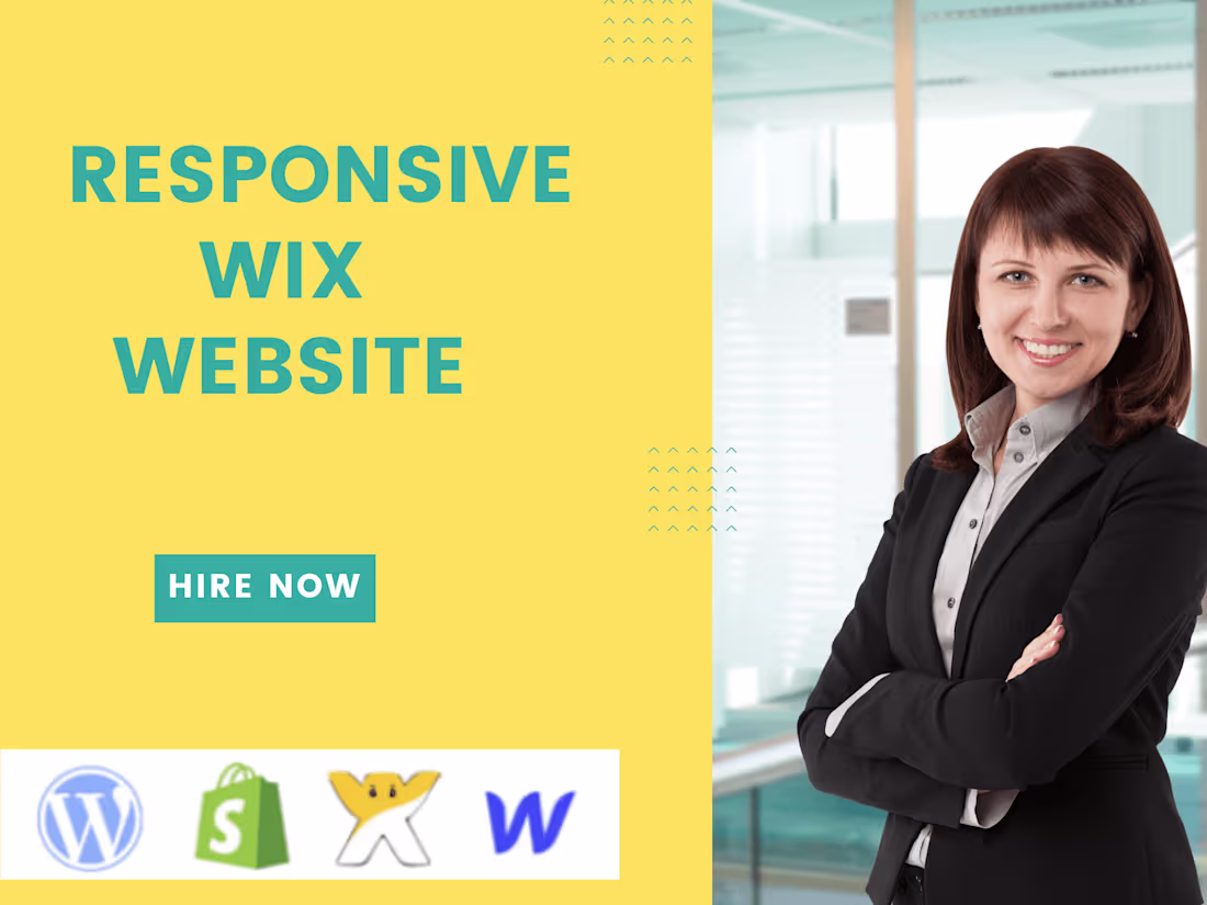 Cover image for wix website design redesign seo 3d animated wix website