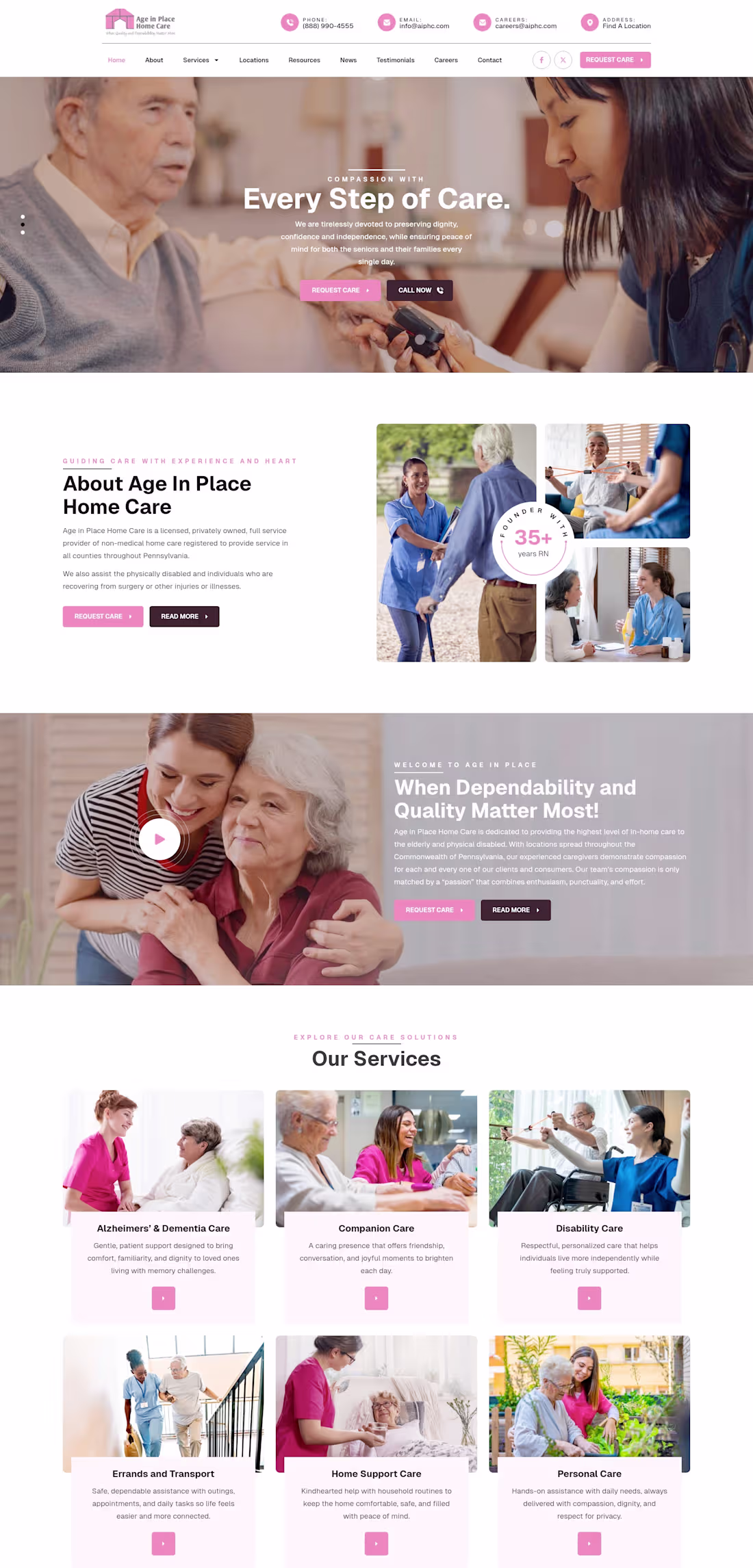 Cover image for Age In Place Home Care