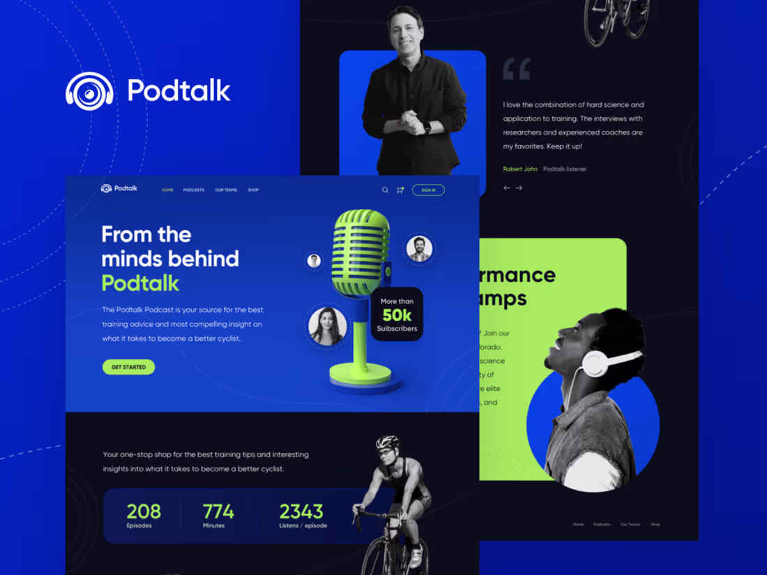 Cover image for Podcast Website Design