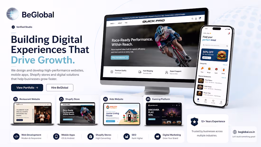 Cover image for Custom Website Design & Development