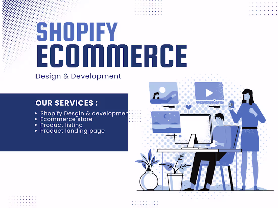 Cover image for I will create Shopify Website for E commerce business