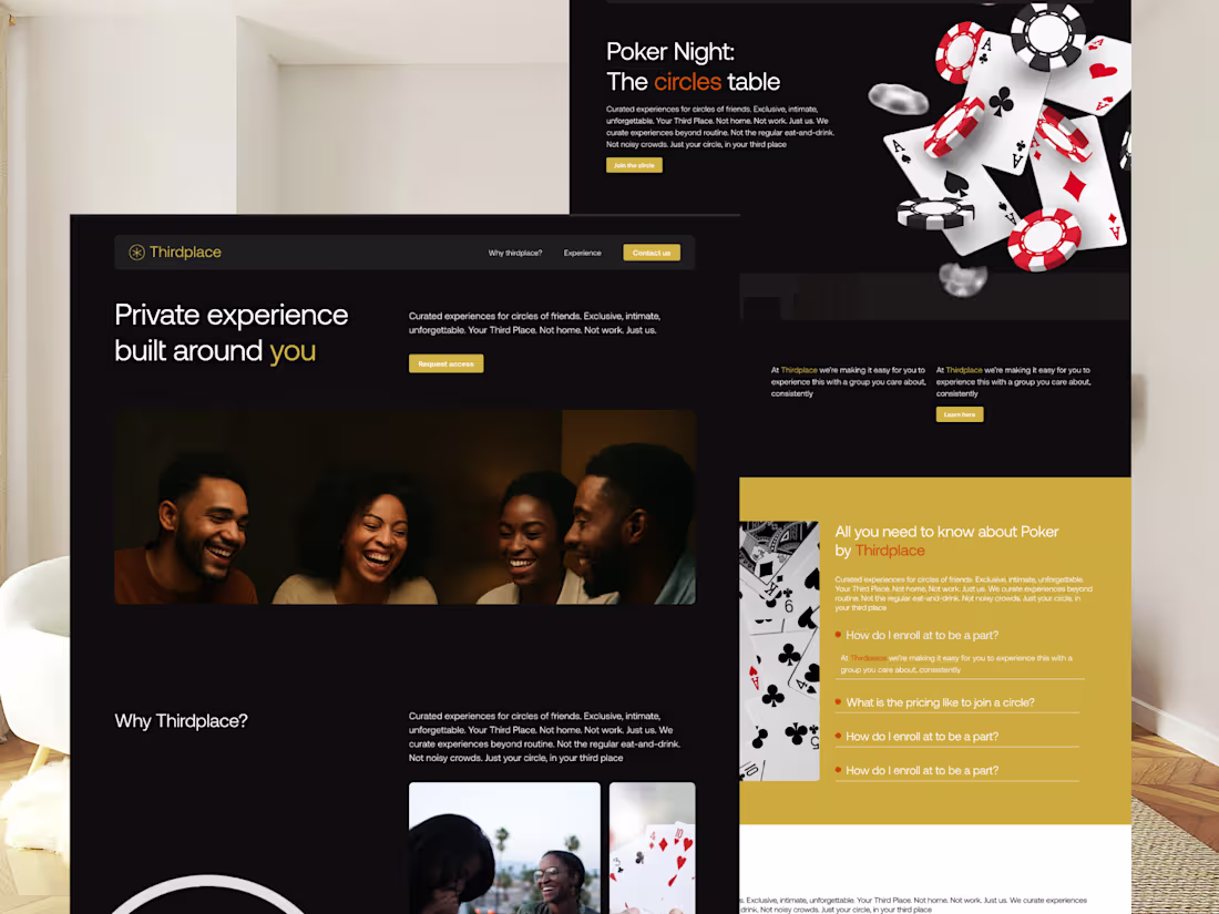 Cover image for Thirdplace is a lifestyle and social experience brand that b...