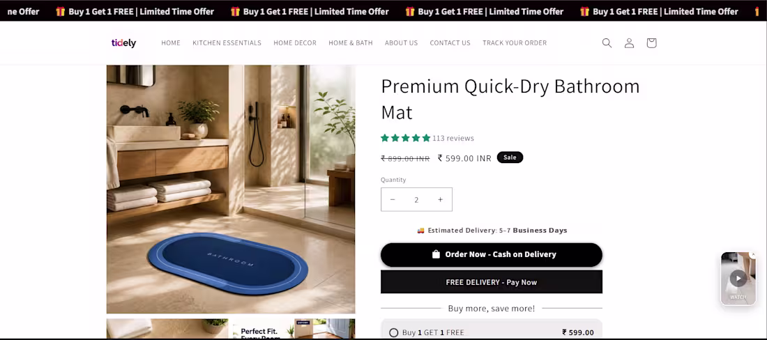 Cover image for Launched and optimized a Shopify