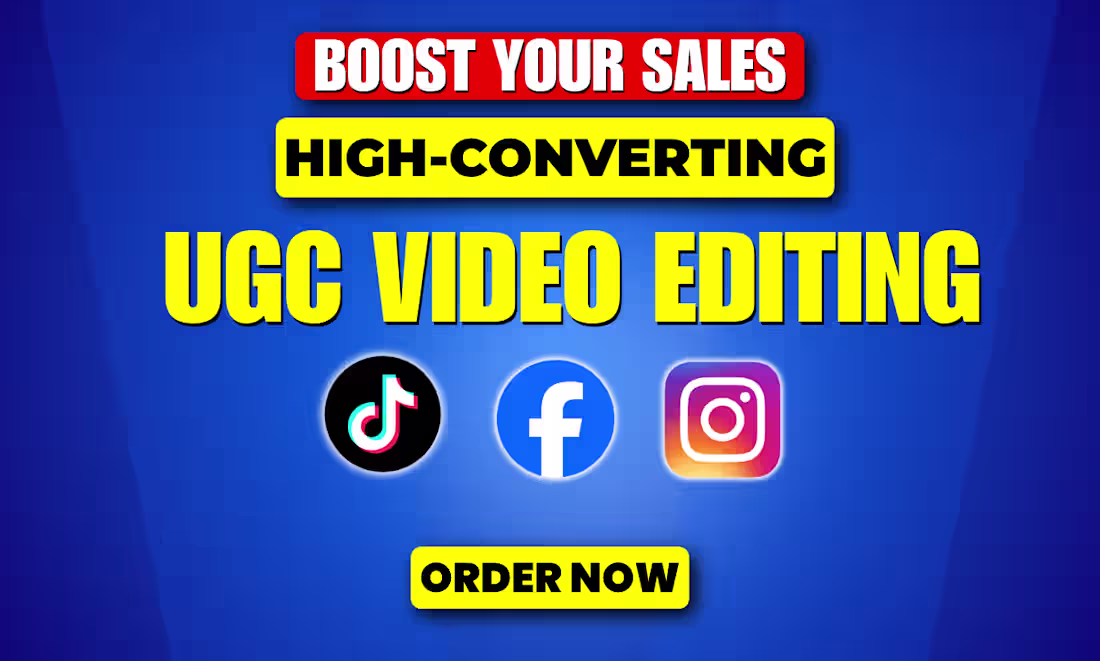 Cover image for High-Converting UGC Video Editing for Brands & Creators
