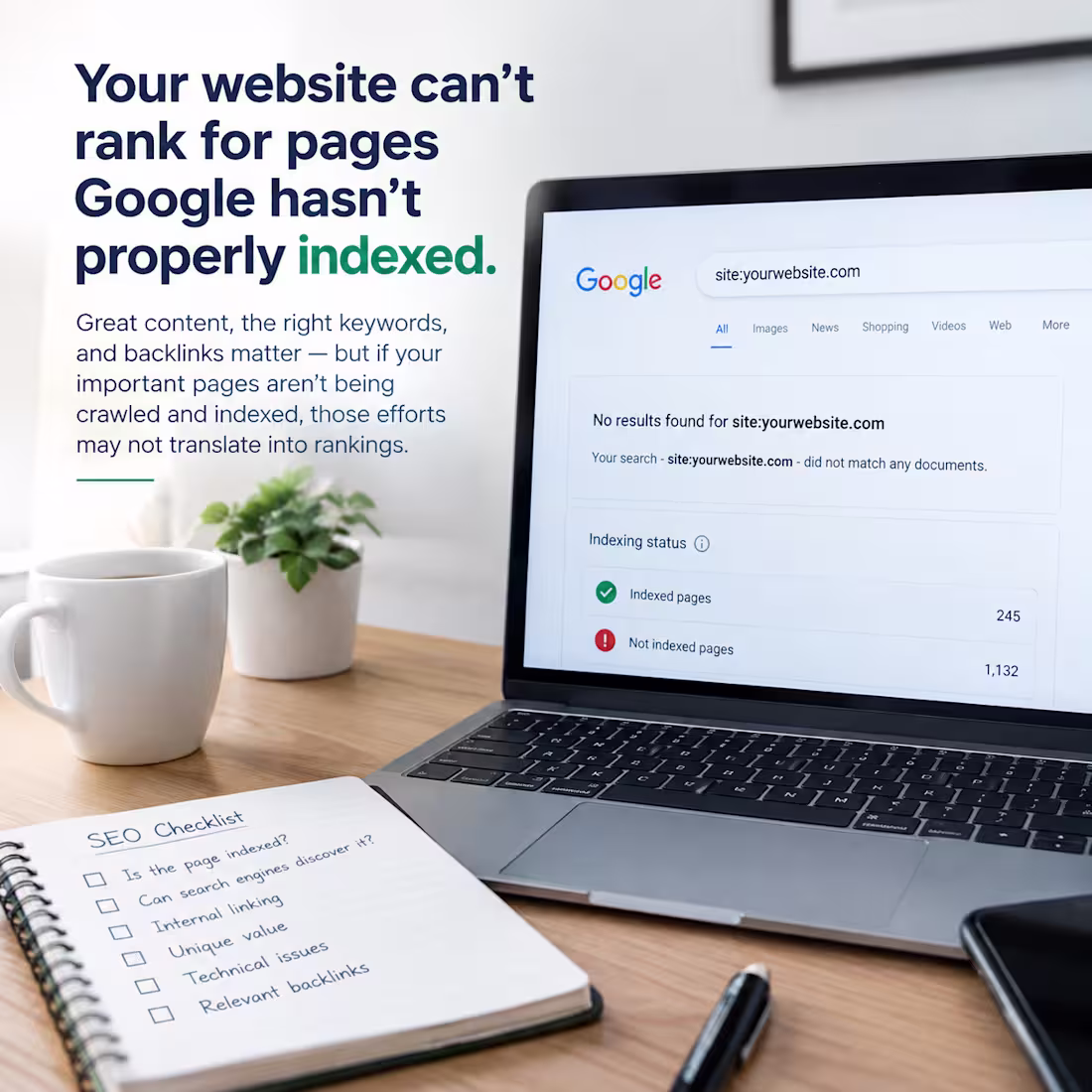Cover image for Your website can’t rank for