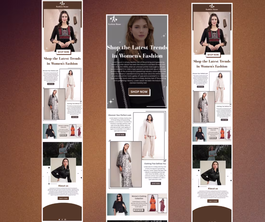 Cover image for Email Design For Fashion Store