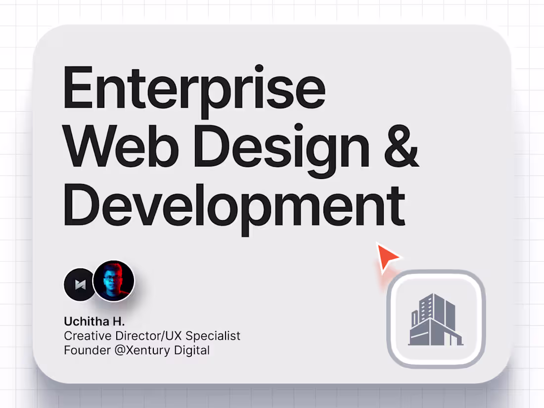 Cover image for Enterprise Web Design & Development