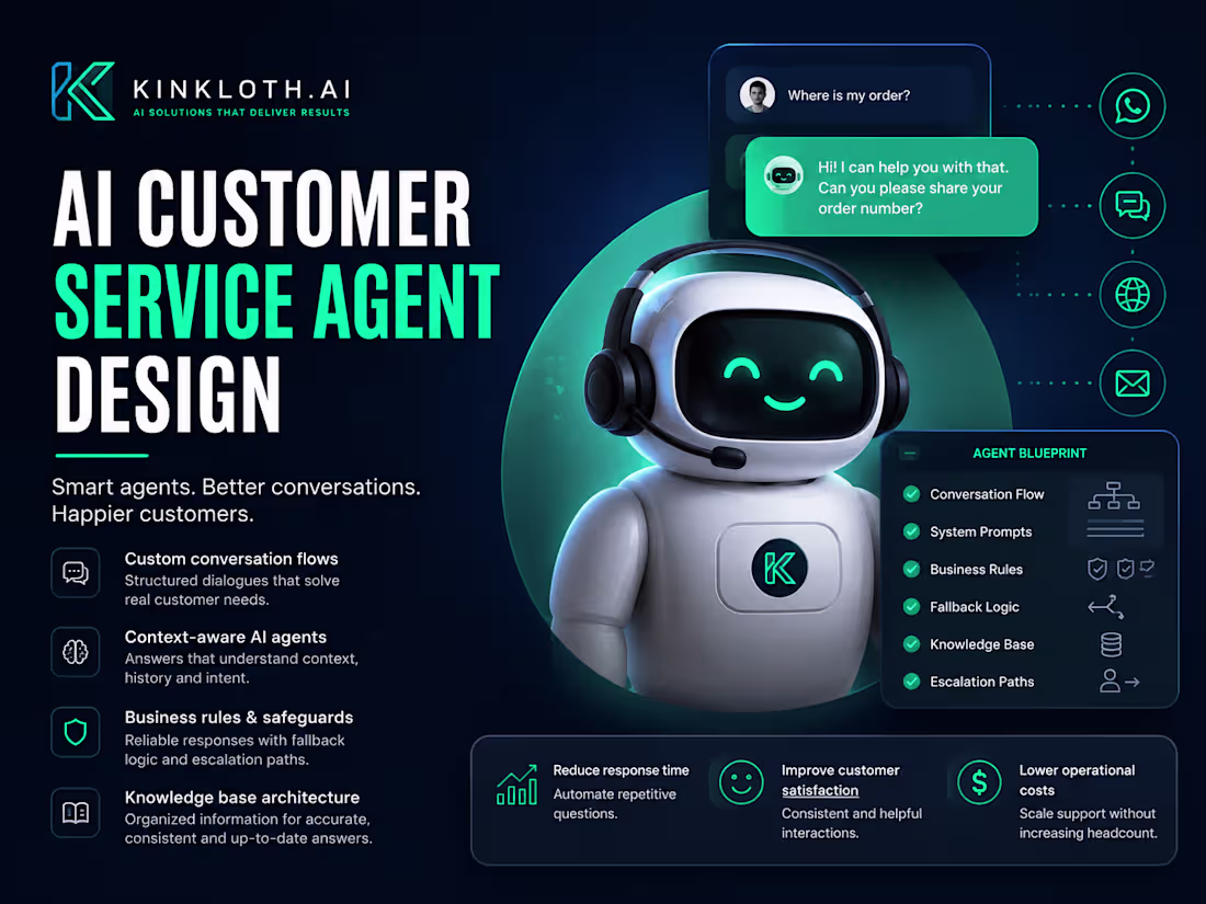 Cover image for AI Customer Service Agent Design