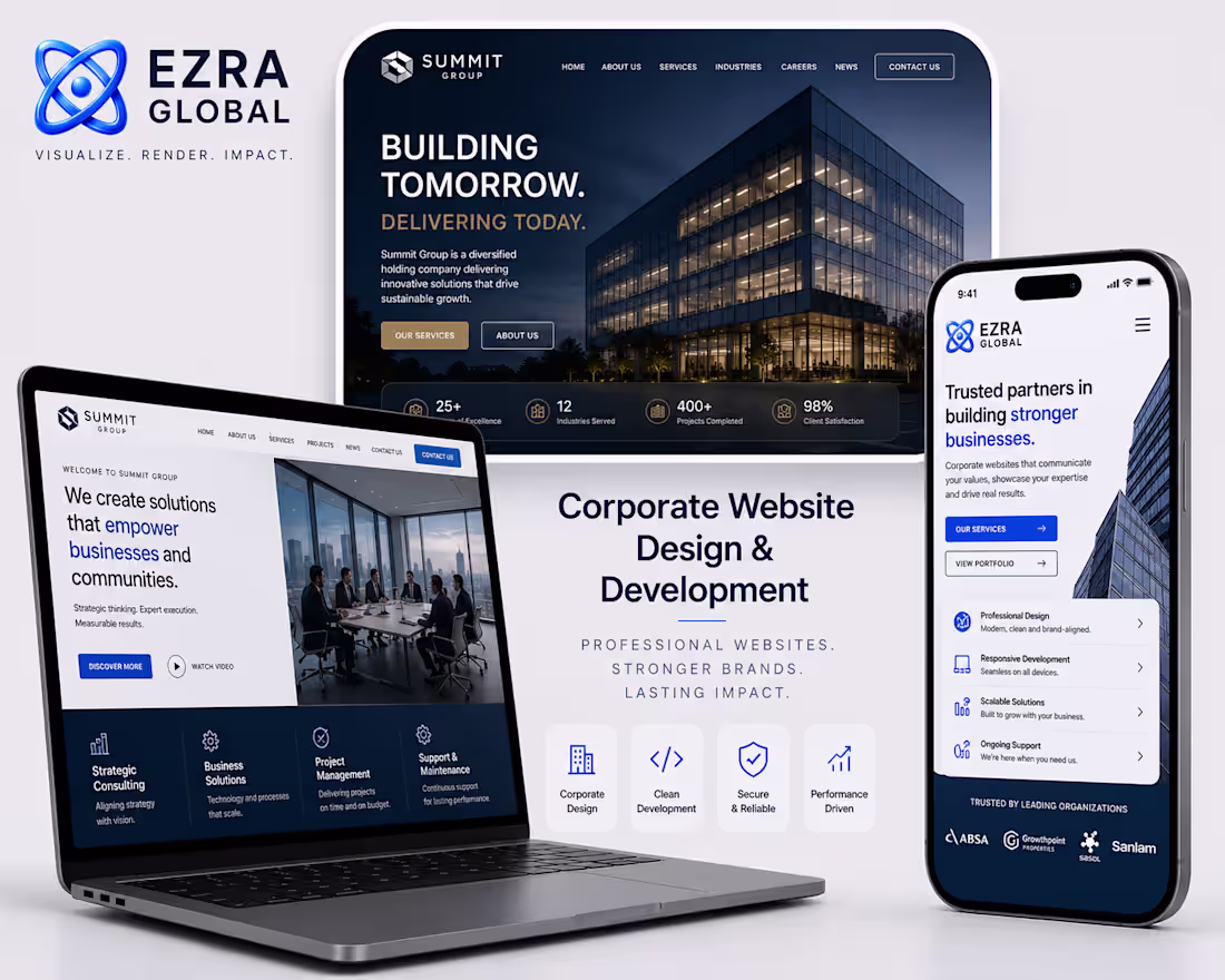 Cover image for Corporate Website Design & Development