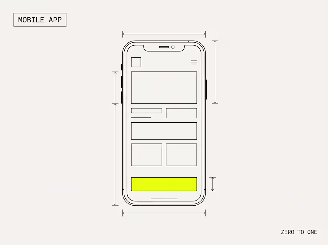 Cover image for Mobile App — Product Design, Zero to One