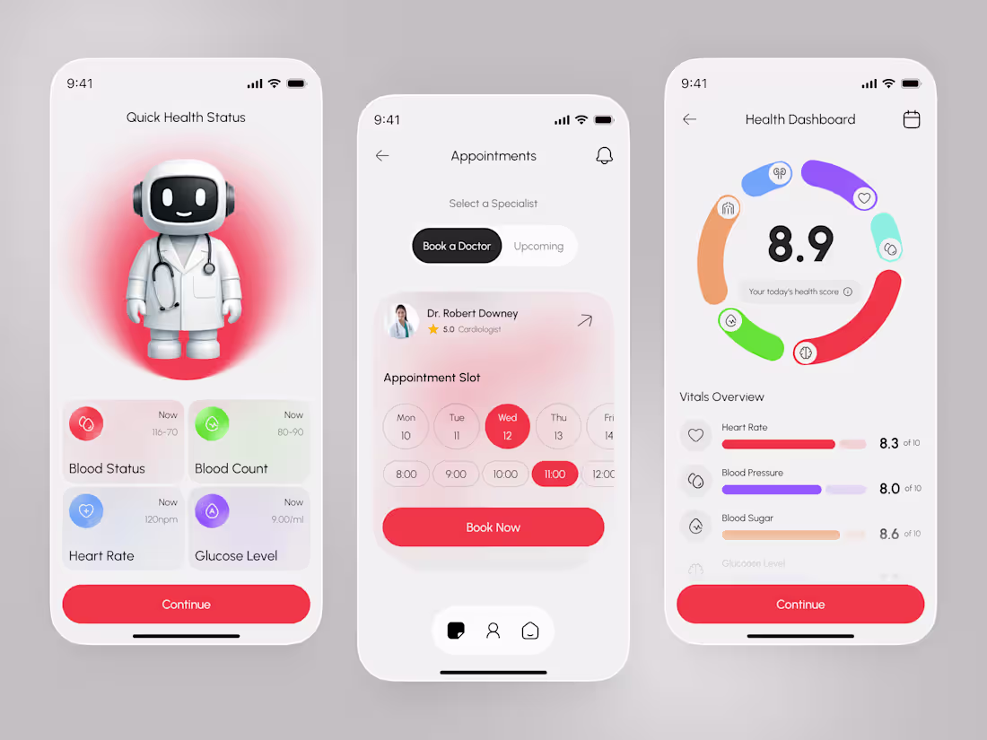 Cover image for Medical Booking & Health Tracking