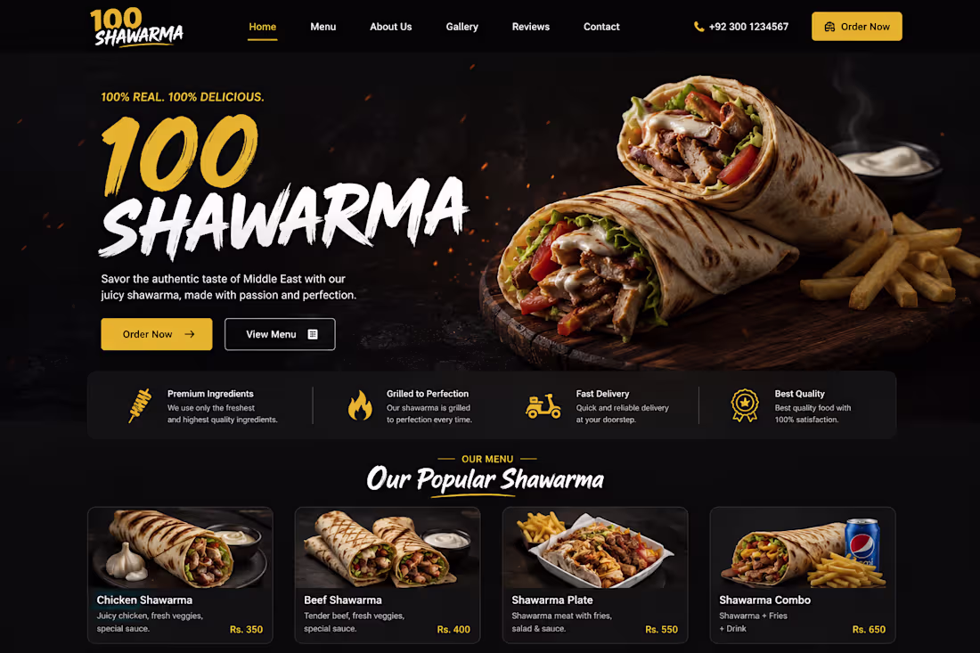 Cover image for I designed this modern website