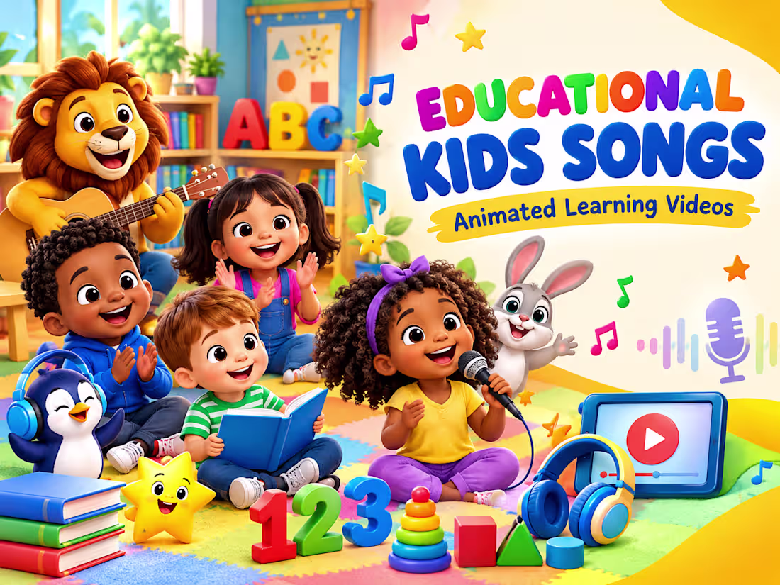 Cover image for Educational Kids Songs & Animated Learning Videos