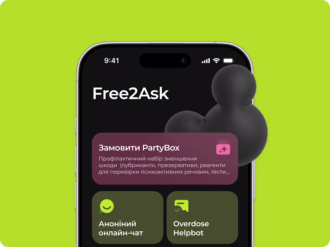 Cover image for Free2Ask: Harm Reduction & Mental Health App Design