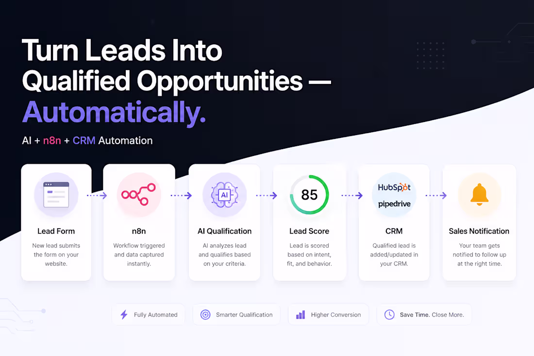 Cover image for I will build an AI-powered lead capture and qualification system