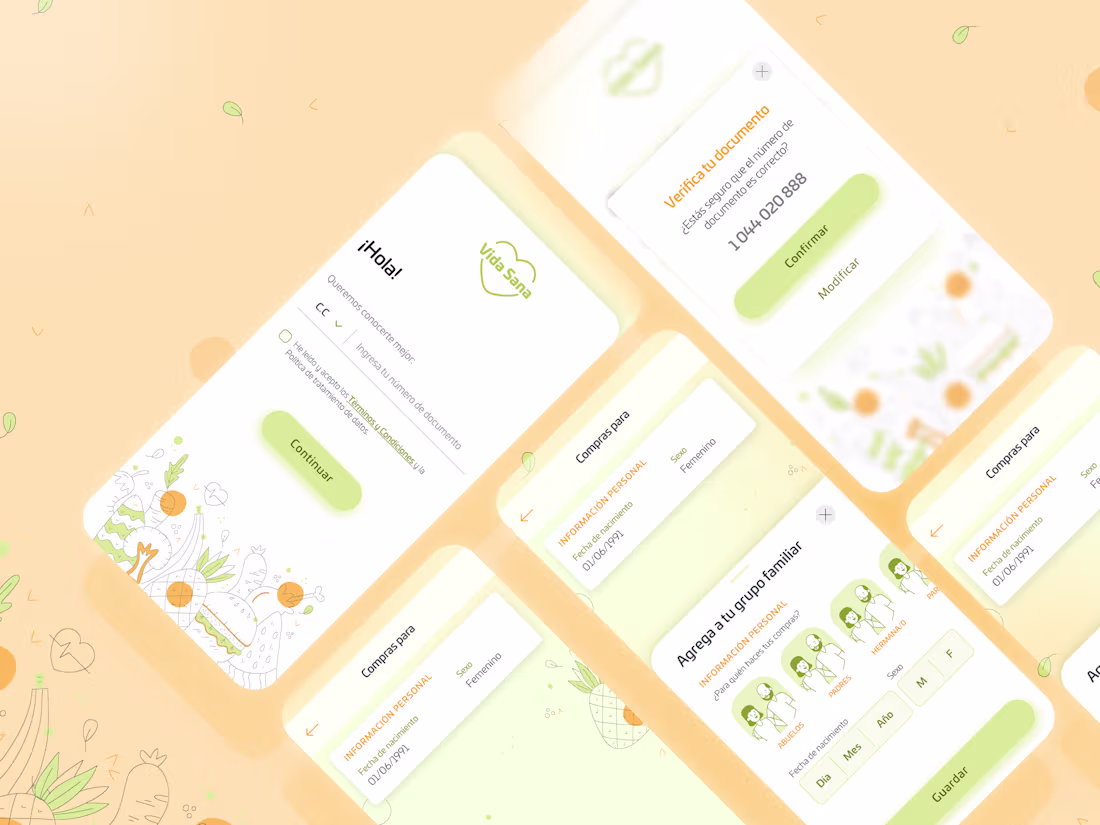 Cover image for Vida Sana (health app concept)