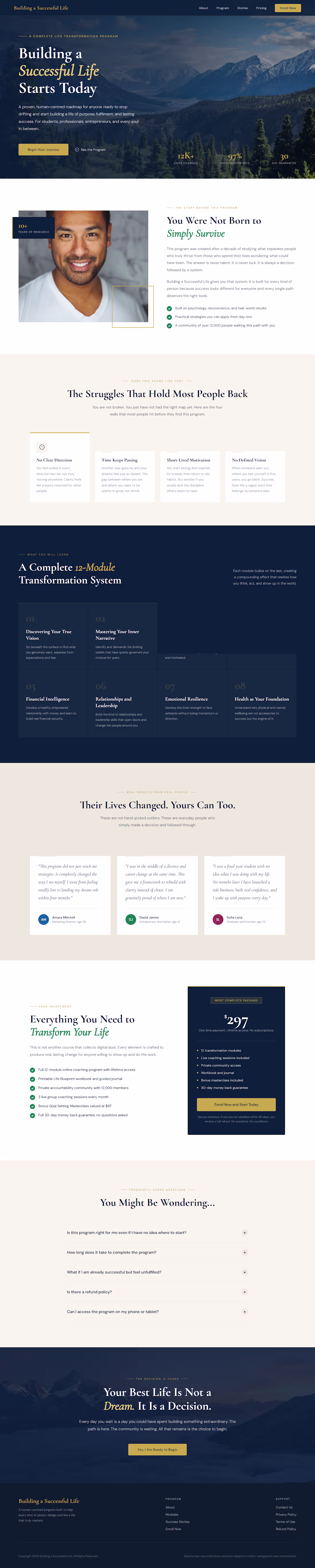 Cover image for This is a fully custom end to end sales page I designed and ...