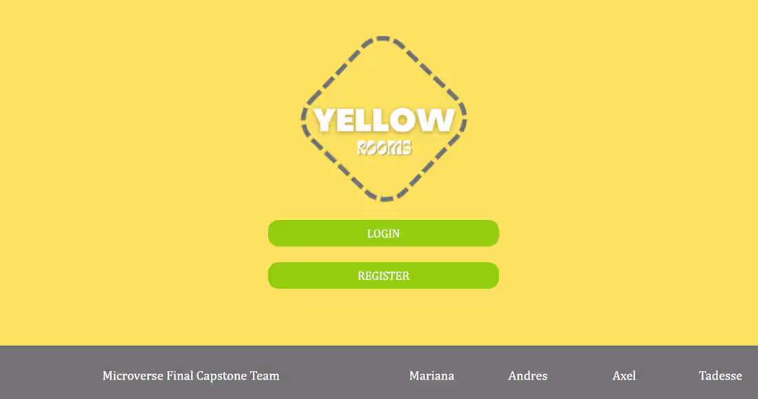 Cover image for Yellow Rooms