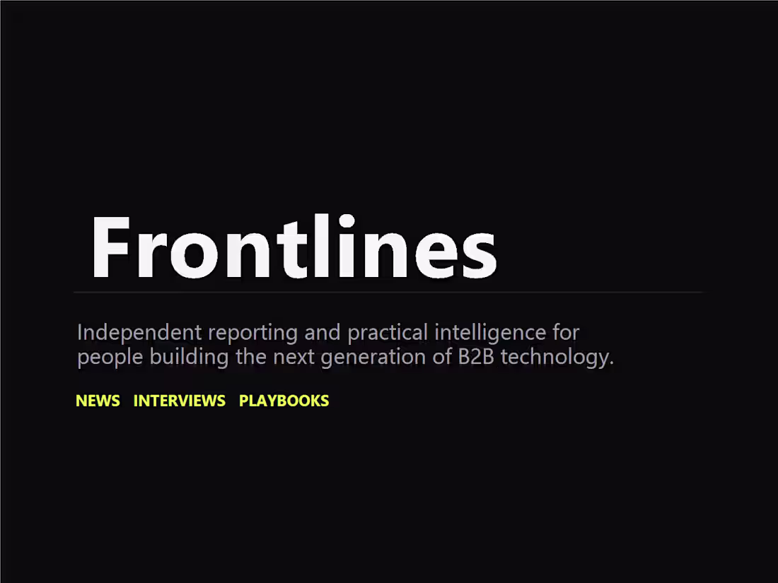 Cover image for Frontlines — Self-Initiated Framer Demo